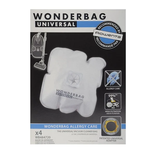 exclusivement disponibles Sacs Wonderbag Endura Pour Aspirateur Rowenta – Lot De 4 1