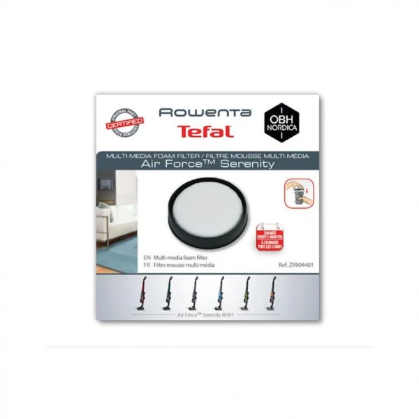 SEB Filtre Mousse ZR904401 Pour Aspirateur ROWENTA AIR FORCE SERENITY achetez pas cher 1