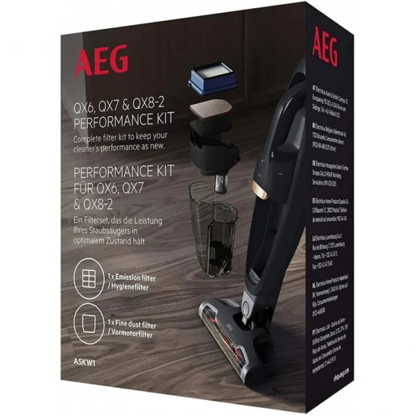 Kit Filtres Performance Askw1 Pour Aspirateurs Aeg livraison la plus rapide 1
