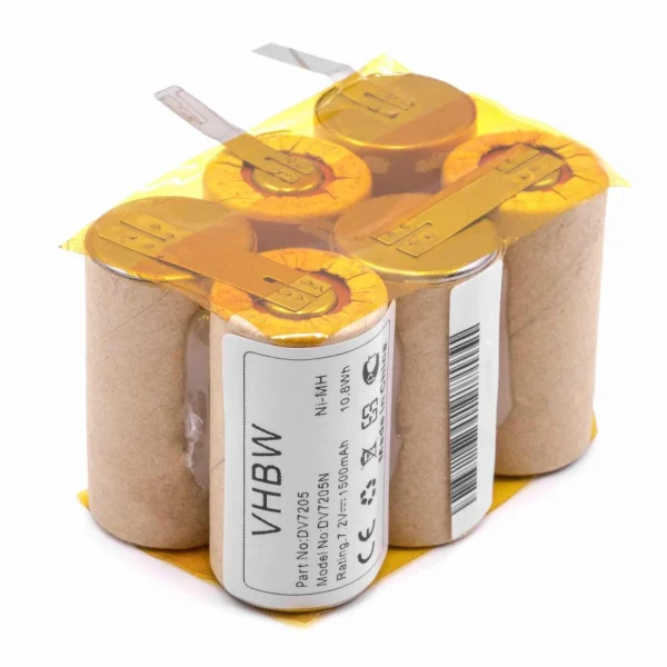 Vhbw NiMH Batterie 1500mAh (7.2V) Pour Aspirateur Home Cleaner Robots … à prix d'occasion 1